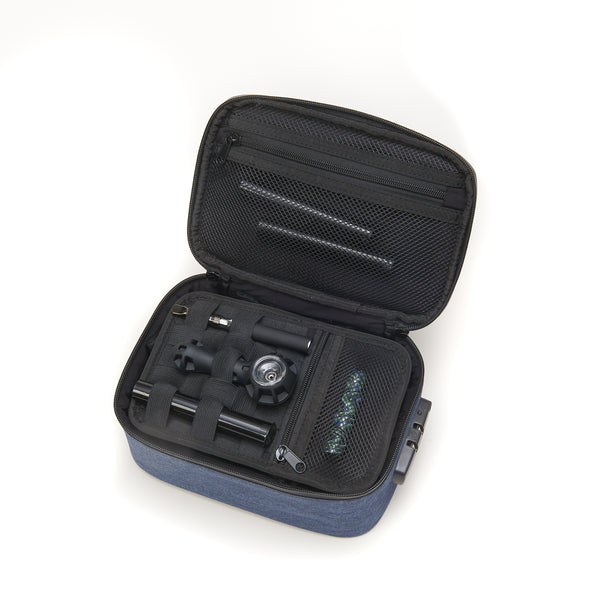 Smell proof case with smoking accessories